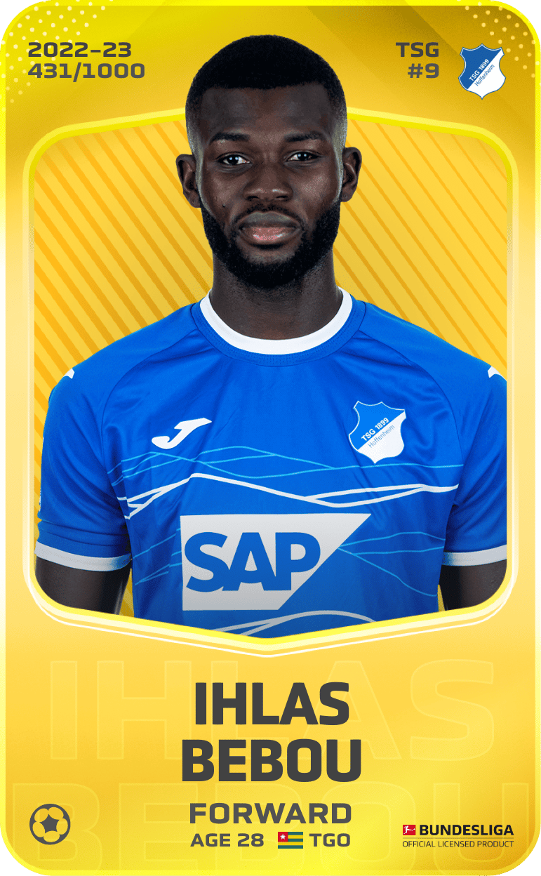 Ihlas Bebou 2022-23 • Limited 431/1000