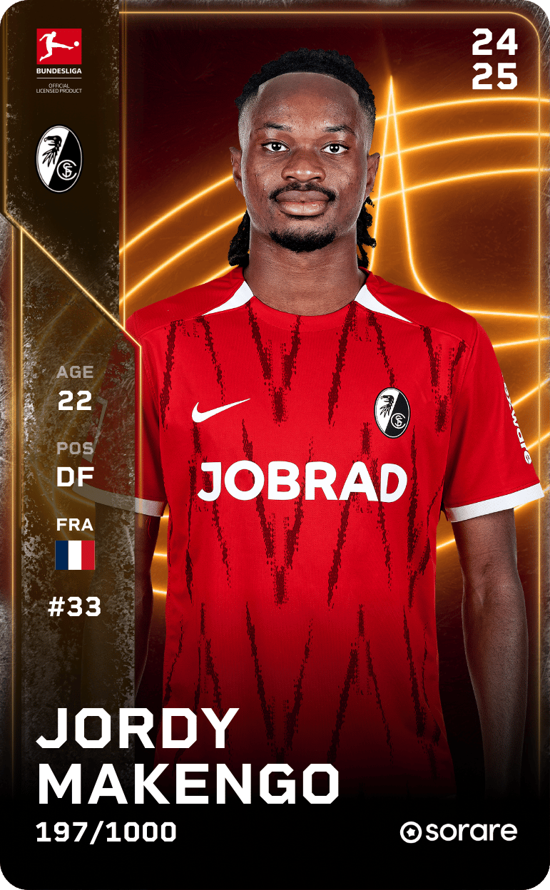 Jordy Makengo 2024-25 • Limited 197/1000