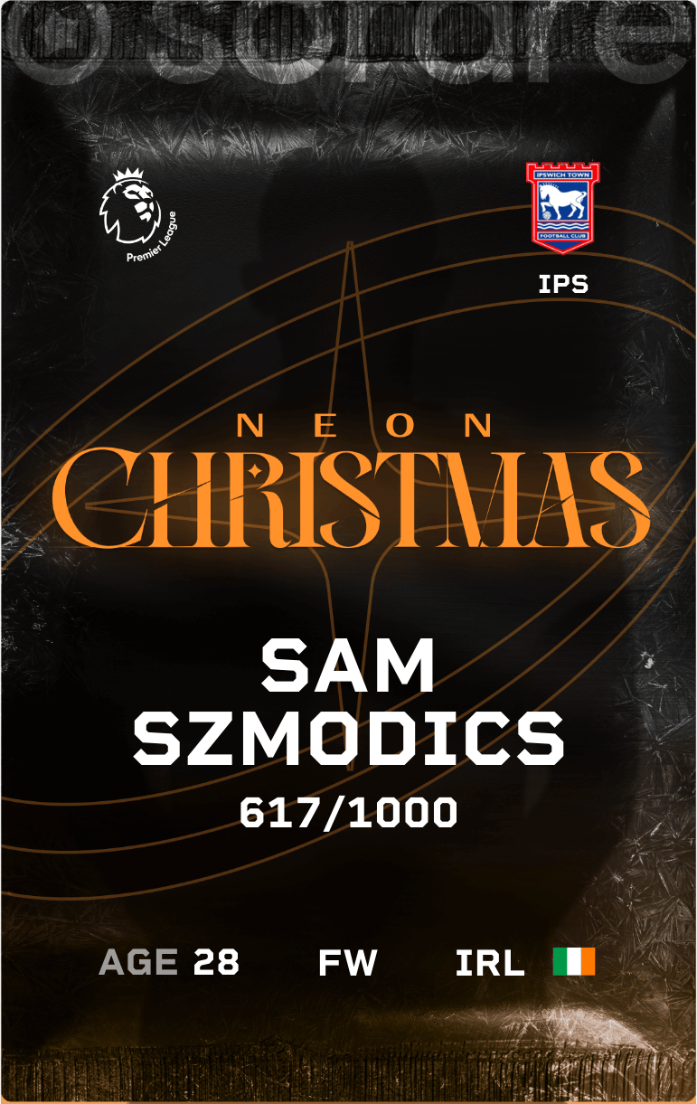 Samuel Szmodics 2024-25 • Limited 617/1000