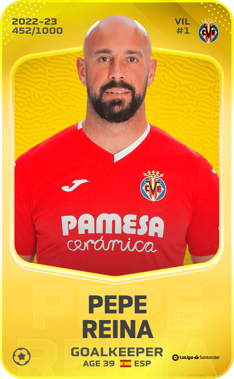 Pepe Reina 2022-23 • Limited 452/1000