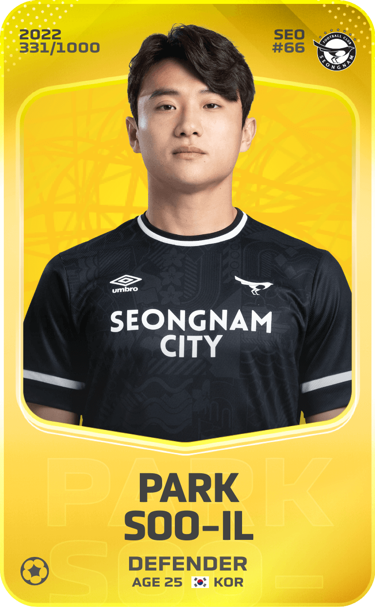 Park Soo-Il 2022-23 • Limited 331/1000