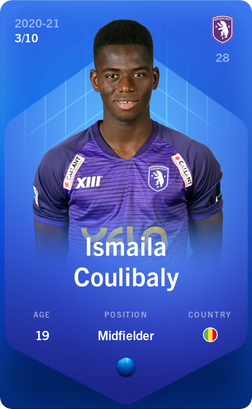 Sorare - Sorare Official - Ismaila Coulibaly 2020-21 • Super Rare 3/10 - NFT # 93595210482522555233102887435391142288396317053530594670348562168309199422442