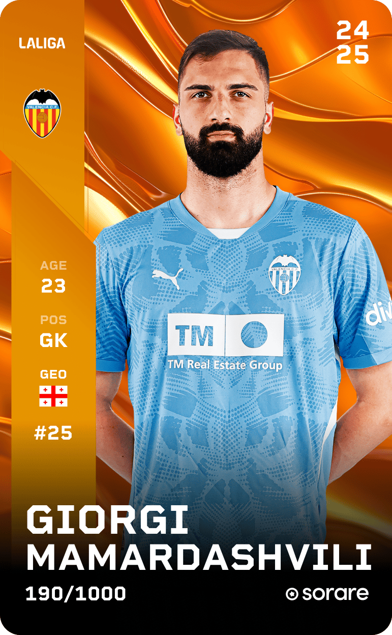 Giorgi Mamardashvili 2024-25 • Limited 190/1000