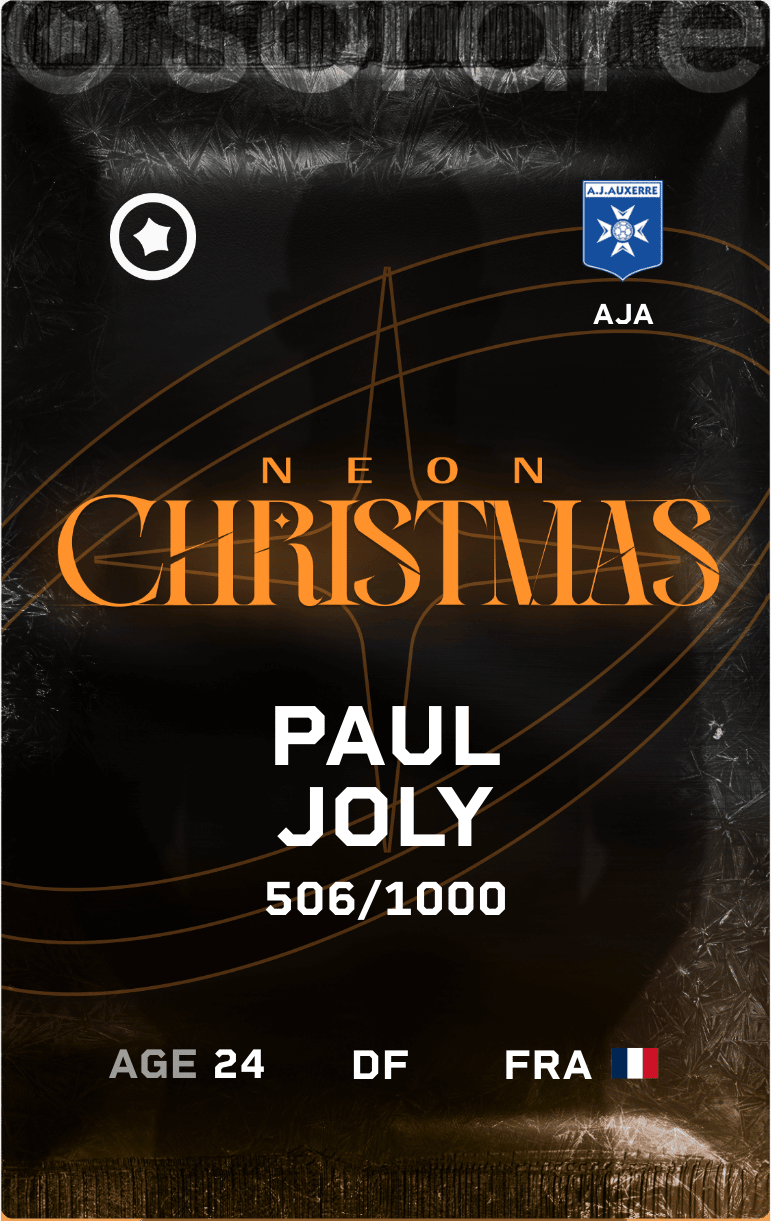 Paul Joly 2024-25 • Limited 506/1000