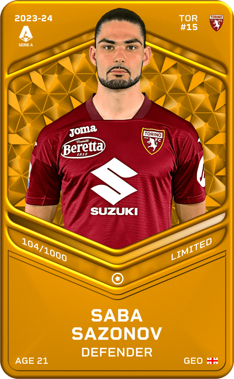 Saba Sazonov 2023-24 • Limited 104/1000