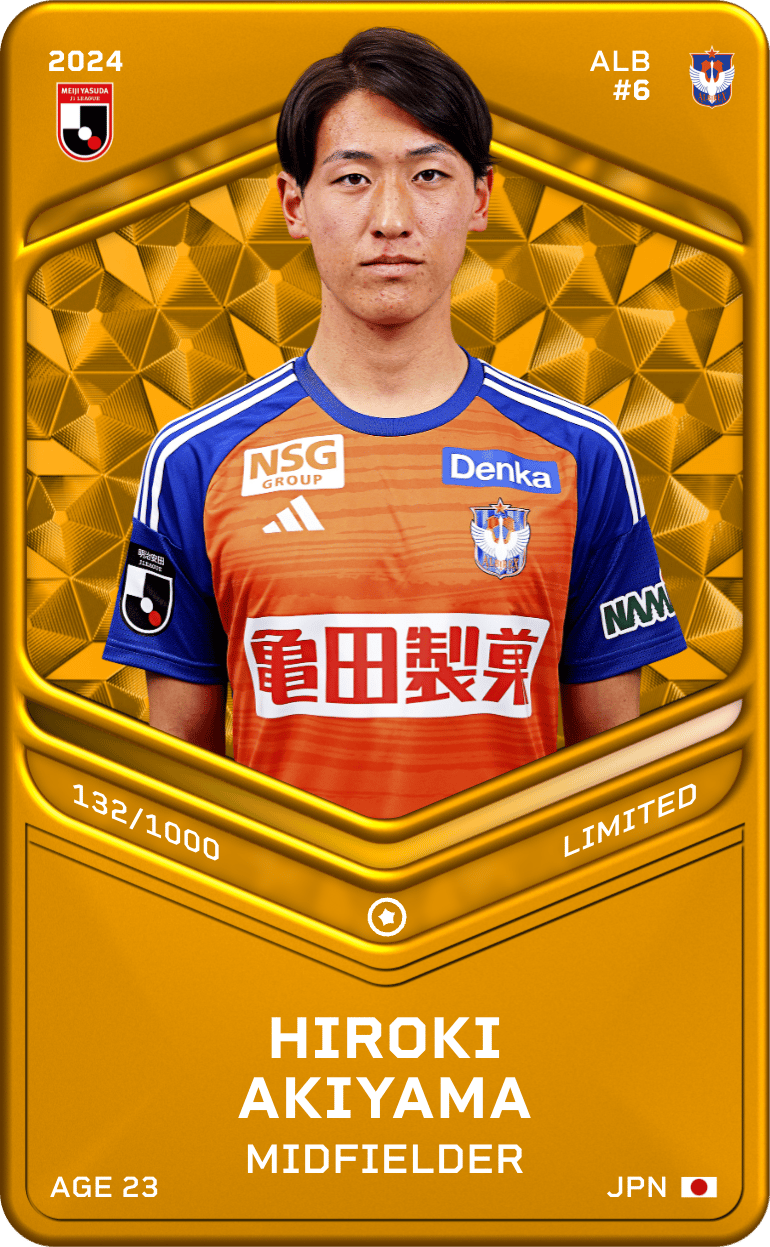 Hiroki Akiyama 2024-25 • Limited 132/1000