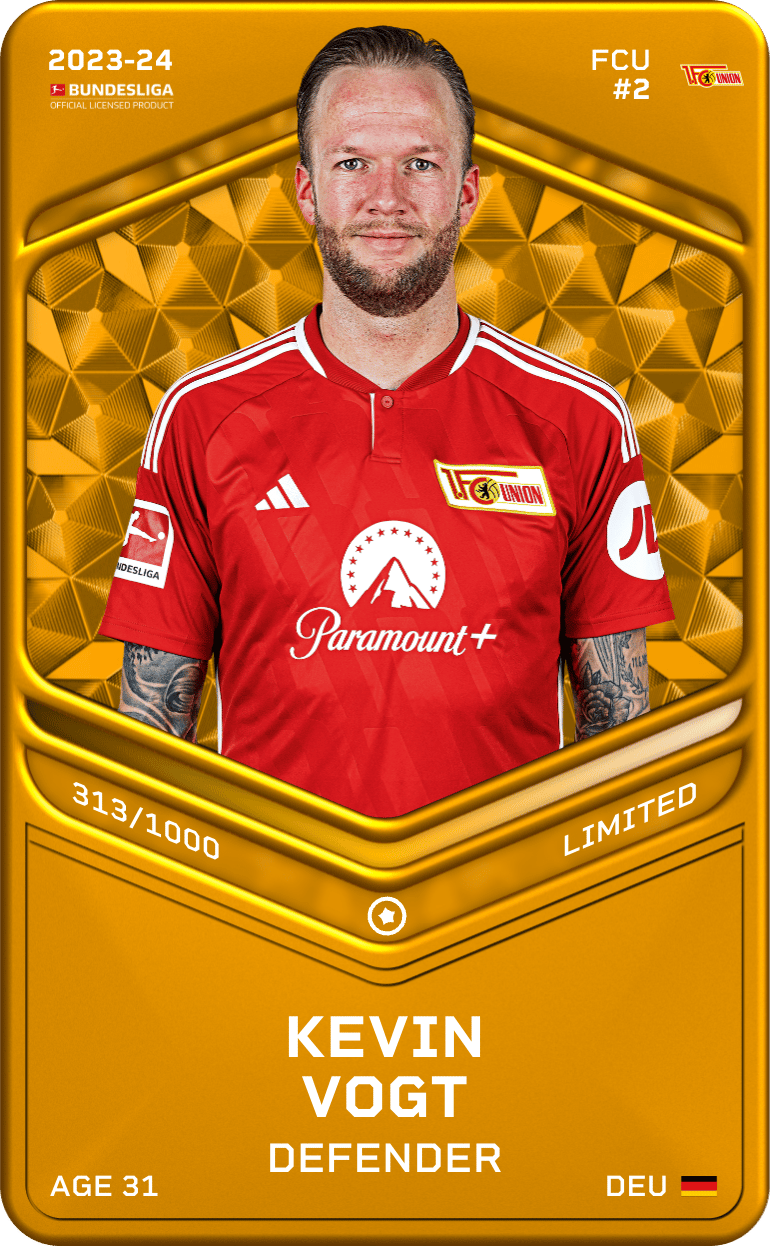Kevin Vogt 2023-24 • Limited 313/1000