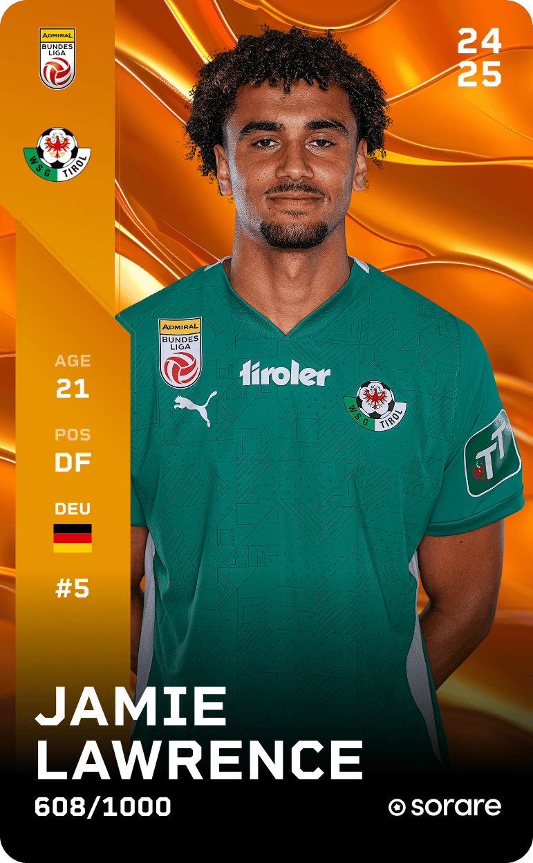 Jamie Lawrence 2024-25 • Limited 608/1000