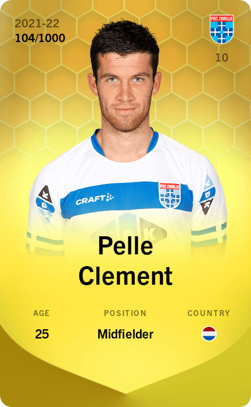 Pelle Clement 2021-22 • Limited 104/1000
