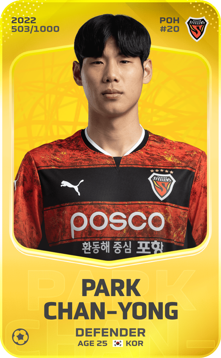 Park Chan-Yong 2022-23 • Limited 503/1000
