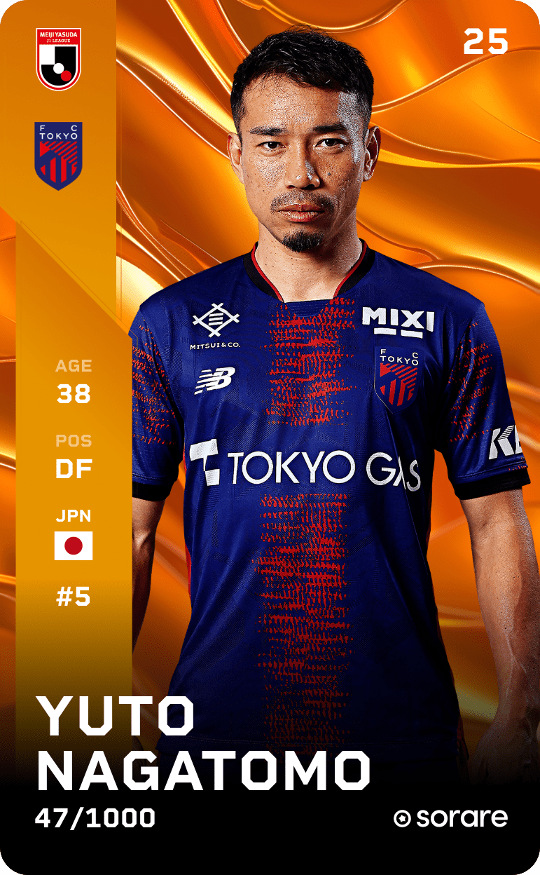 Yuto Nagatomo 2025-26 • Limited 47/1000