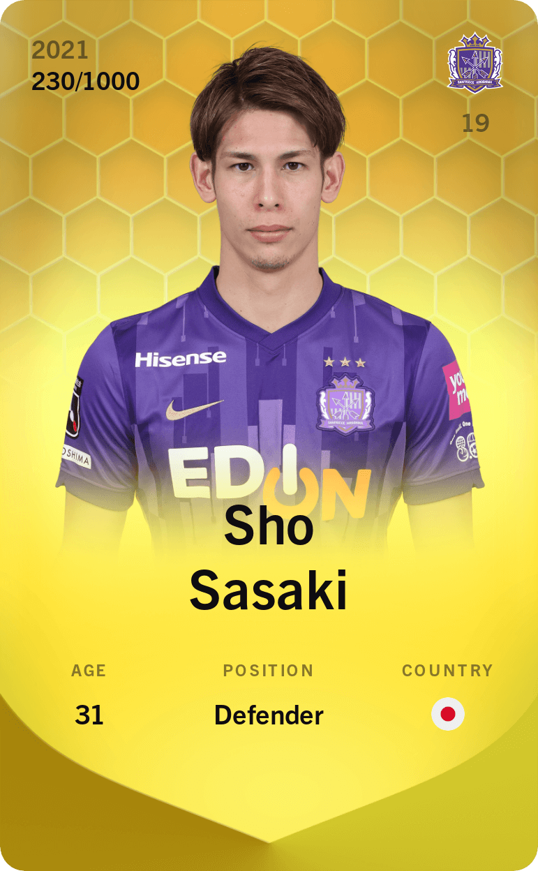 Sho Sasaki 2021-22 • Limited 230/1000