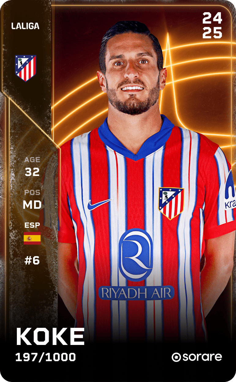 Koke 2024-25 • Limited 197/1000