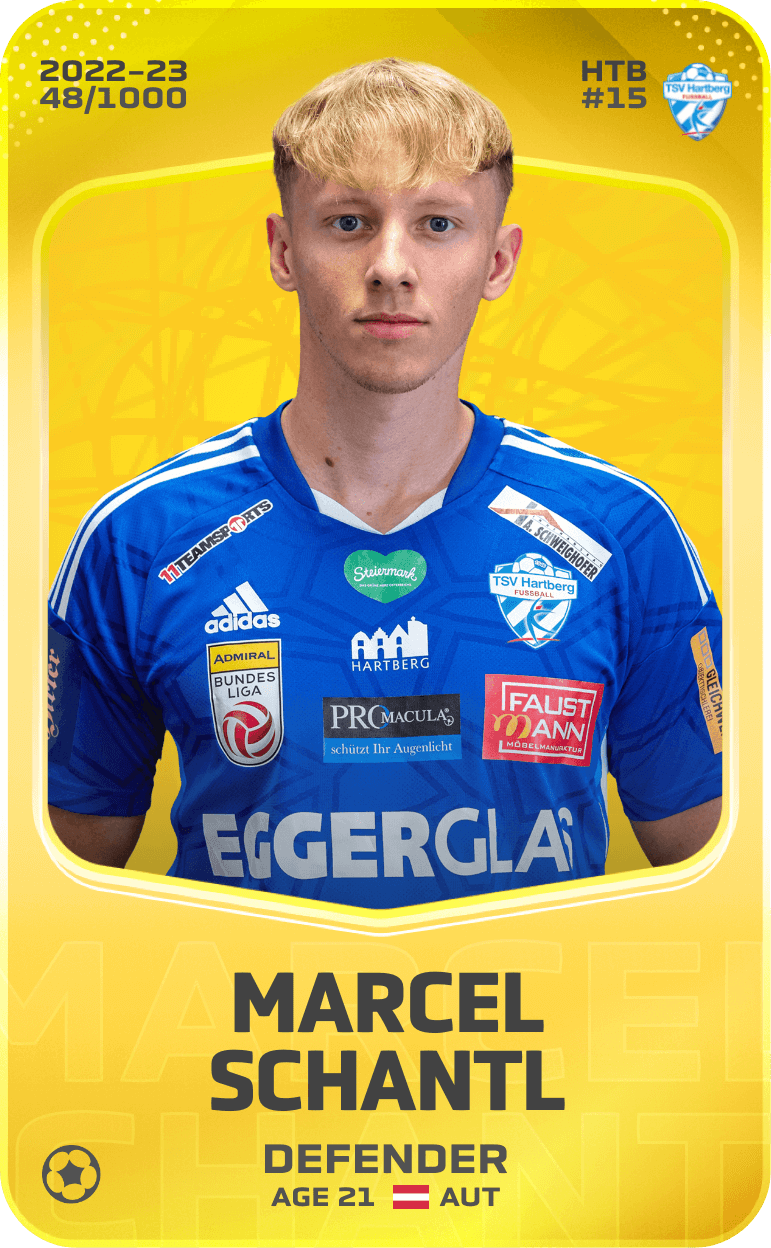 Marcel Schantl 2022-23 • Limited 48/1000
