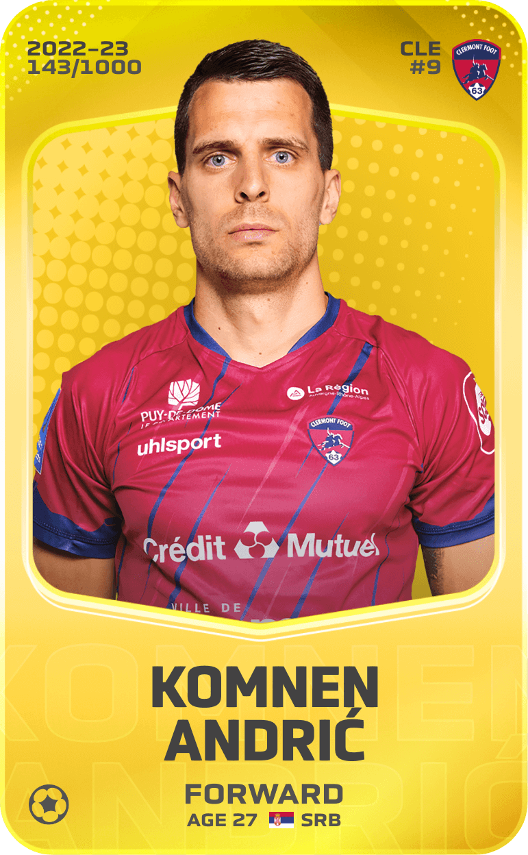Komnen Andrić 2022-23 • Limited 143/1000