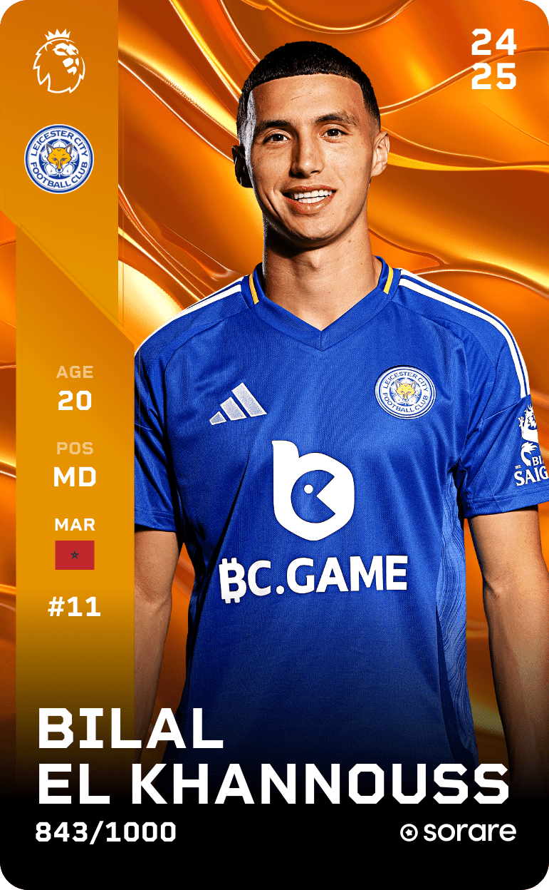 Bilal El Khannous 2024-25 • Limited 843/1000