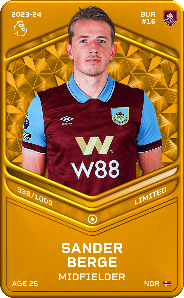 Sander Berge 2023-24 • Limited 338/1000