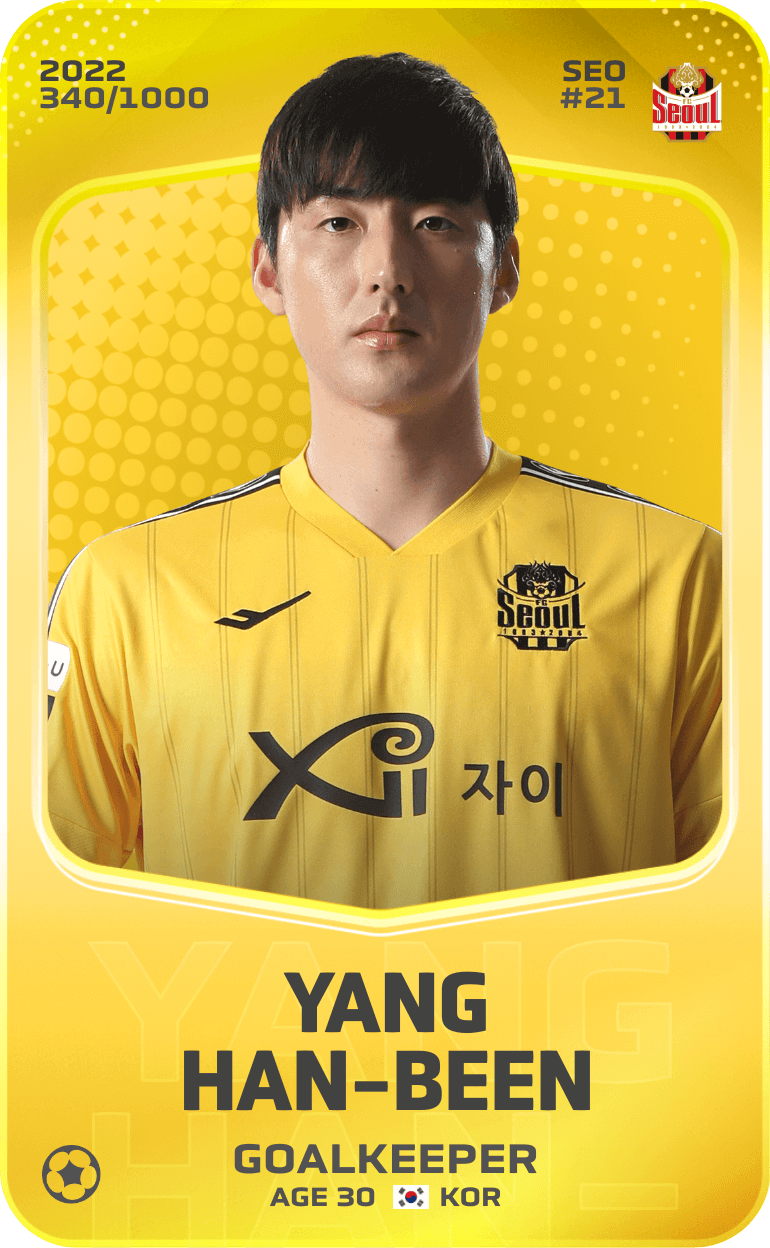 Yang Han-Been 2022-23 • Limited 340/1000