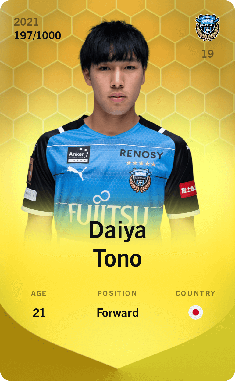Daiya Tono 2021-22 • Limited 197/1000
