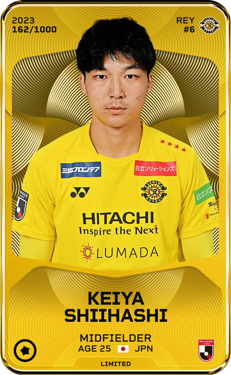 Keiya Shiihashi 2023-24 • Limited 162/1000