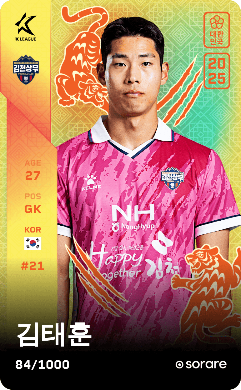 Kim Tae-Hoon 2025-26 • Limited 84/1000