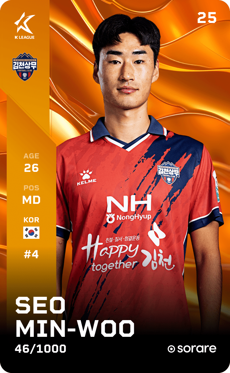 Seo Min-Woo 2025-26 • Limited 46/1000