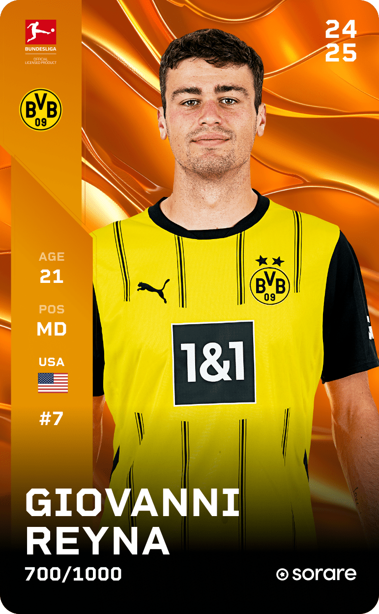 Giovanni Reyna 2024-25 • Limited 700/1000