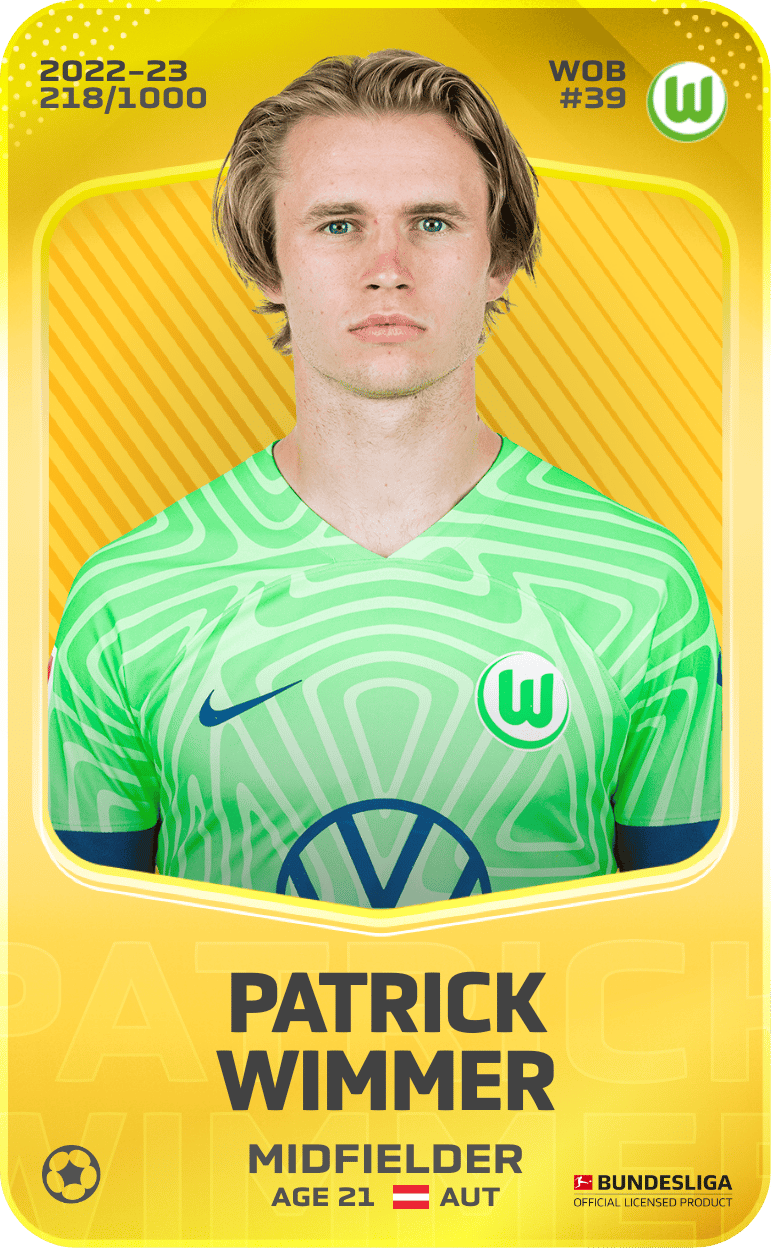 Patrick Wimmer 2022-23 • Limited 218/1000