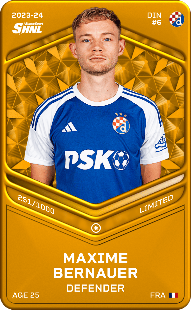 Maxime Bernauer 2023-24 • Limited 251/1000