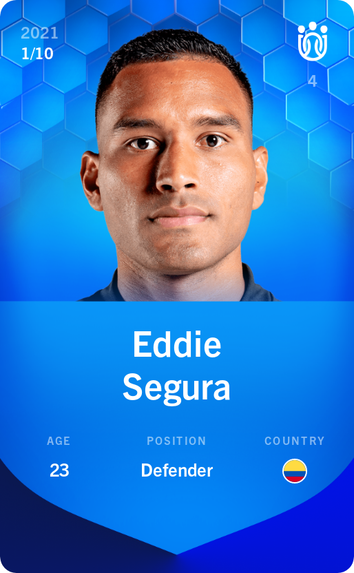 Sorare - Sorare Official - Eddie Segura 2021-22 • Super Rare 1/10 - NFT # 101312067456975434789613087905897848207272083803008238101755277634292368260138