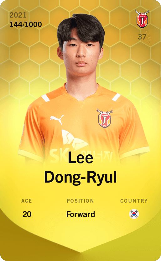 Lee Dong-Ryul 2021-22 • Limited 144/1000