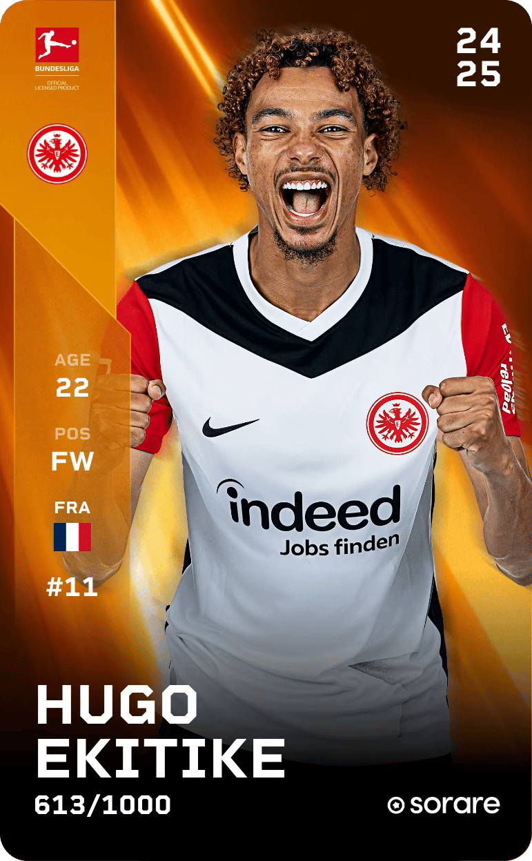Hugo Ekitike 2024-25 • Limited 613/1000