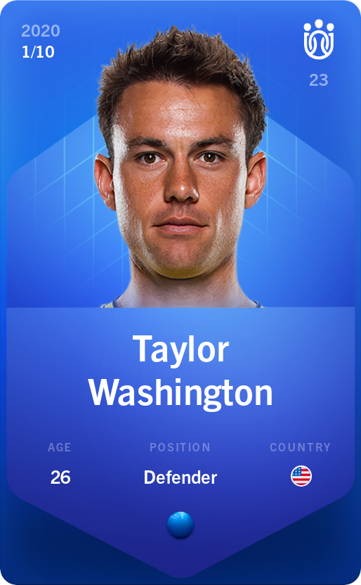 Sorare - Sorare Official - Taylor Washington 2020-21 • Super Rare 1/10 - NFT # 85470092290051603329333974747046156050038325545095521108112816241079909603210