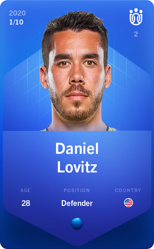 Sorare - Sorare Official - Daniel Lovitz 2020-21 • Super Rare 1/10 - NFT # 79345199581241557028842664310902514503951923065702754177668024866685575474940