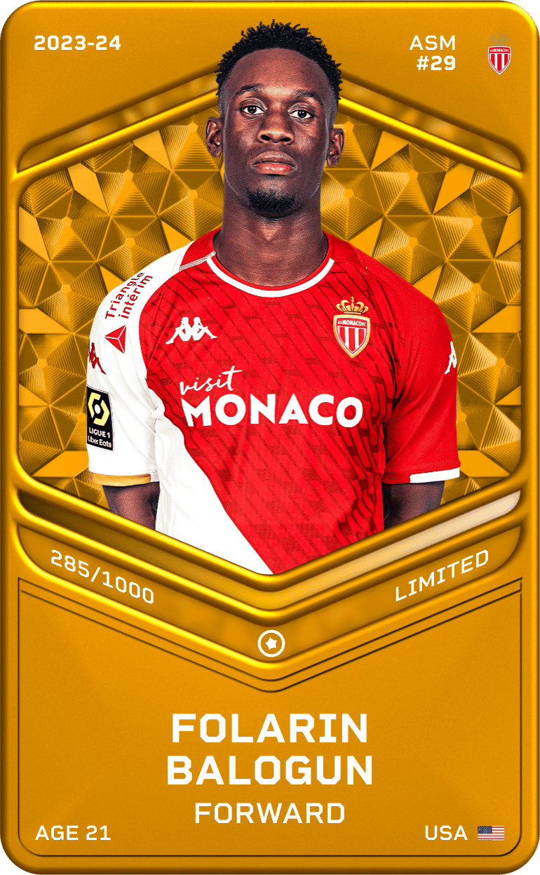 Folarin Balogun 2023-24 • Limited 285/1000