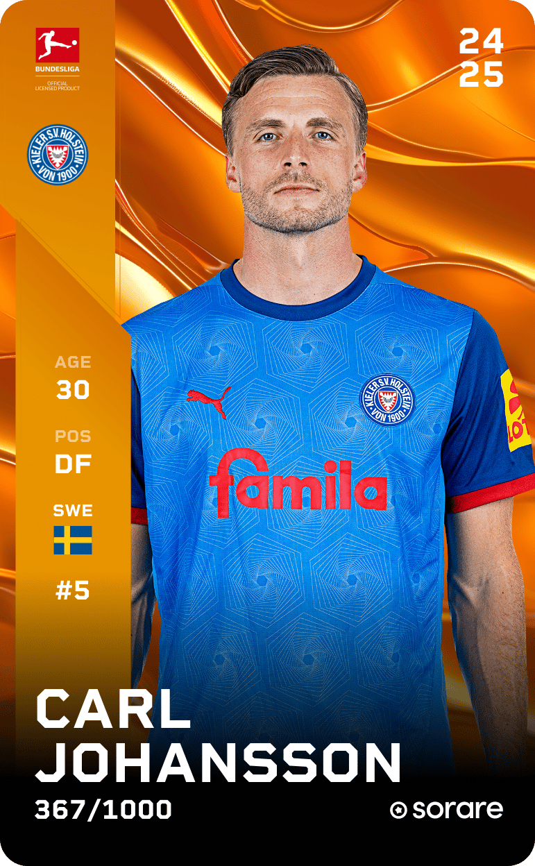 Carl Johansson 2024-25 • Limited 367/1000