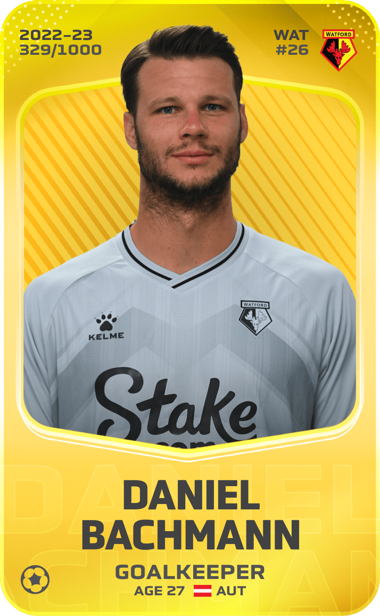 Daniel Bachmann 2022-23 • Limited 329/1000