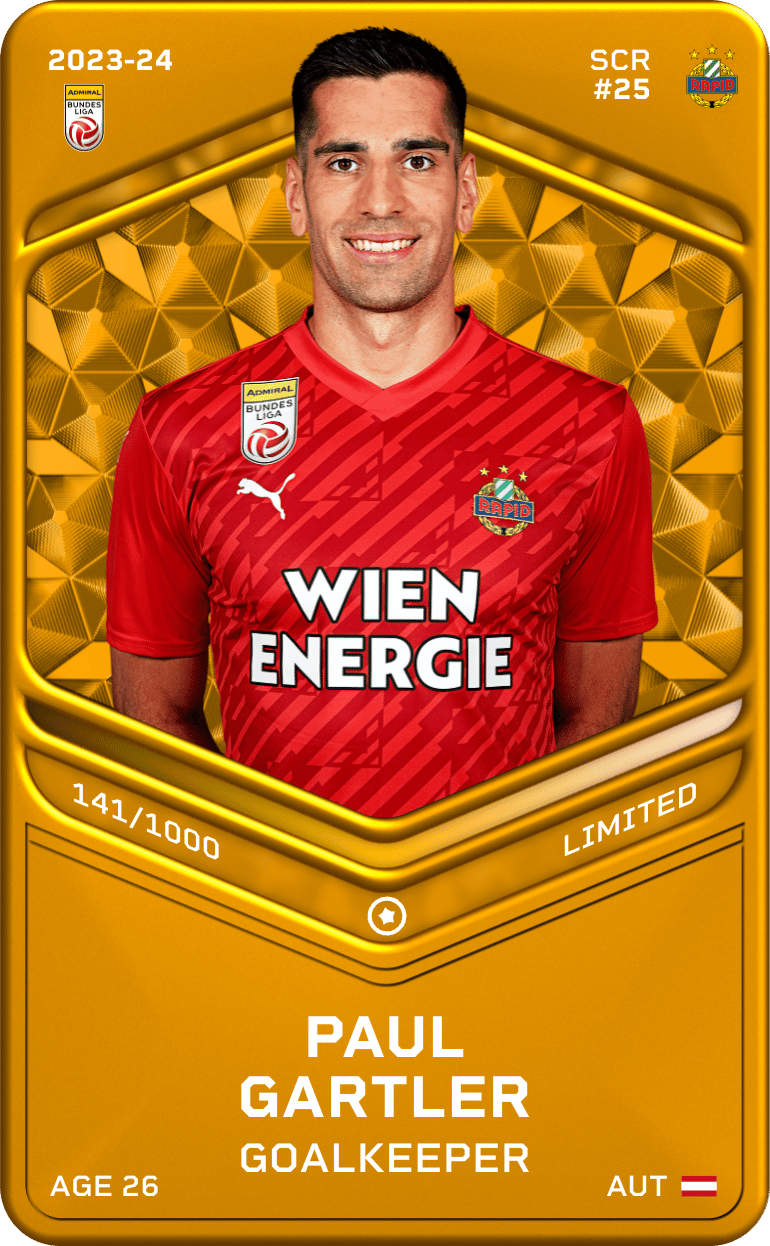 Paul Gartler 2023-24 • Limited 141/1000