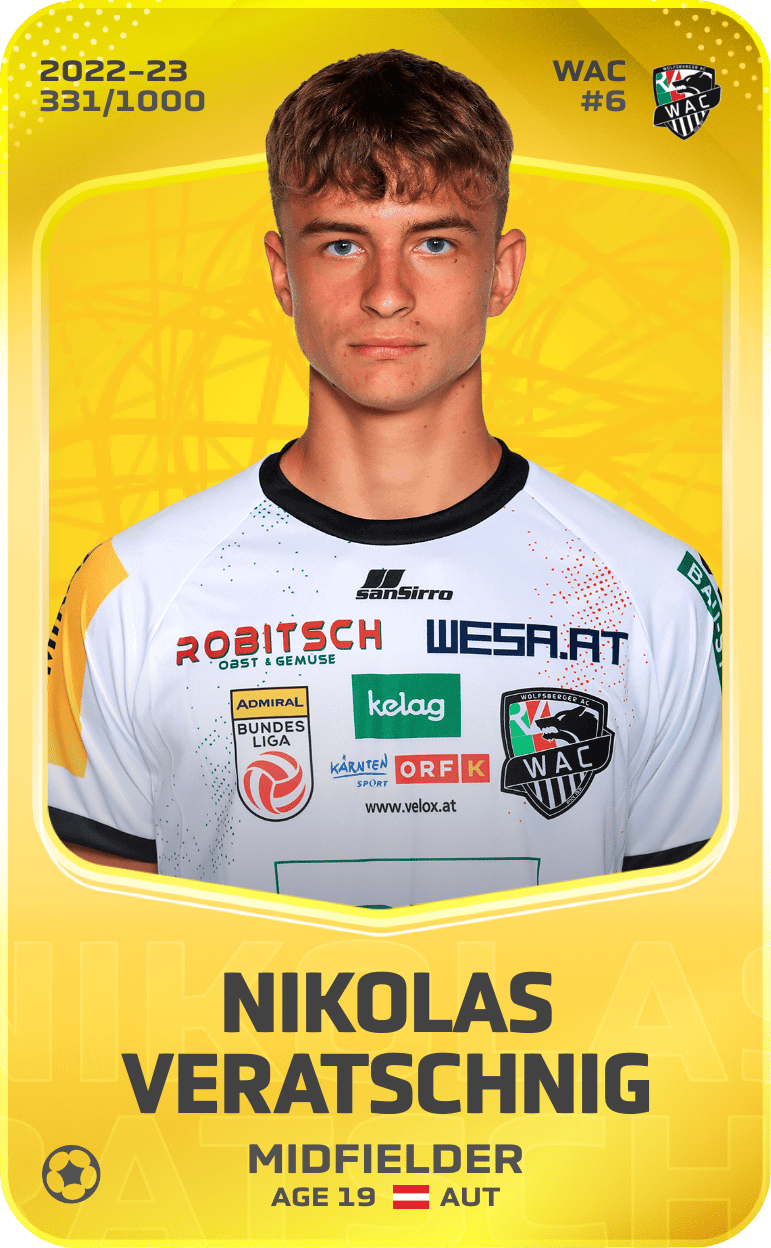 Nikolas Veratschnig 2022-23 • Limited 331/1000