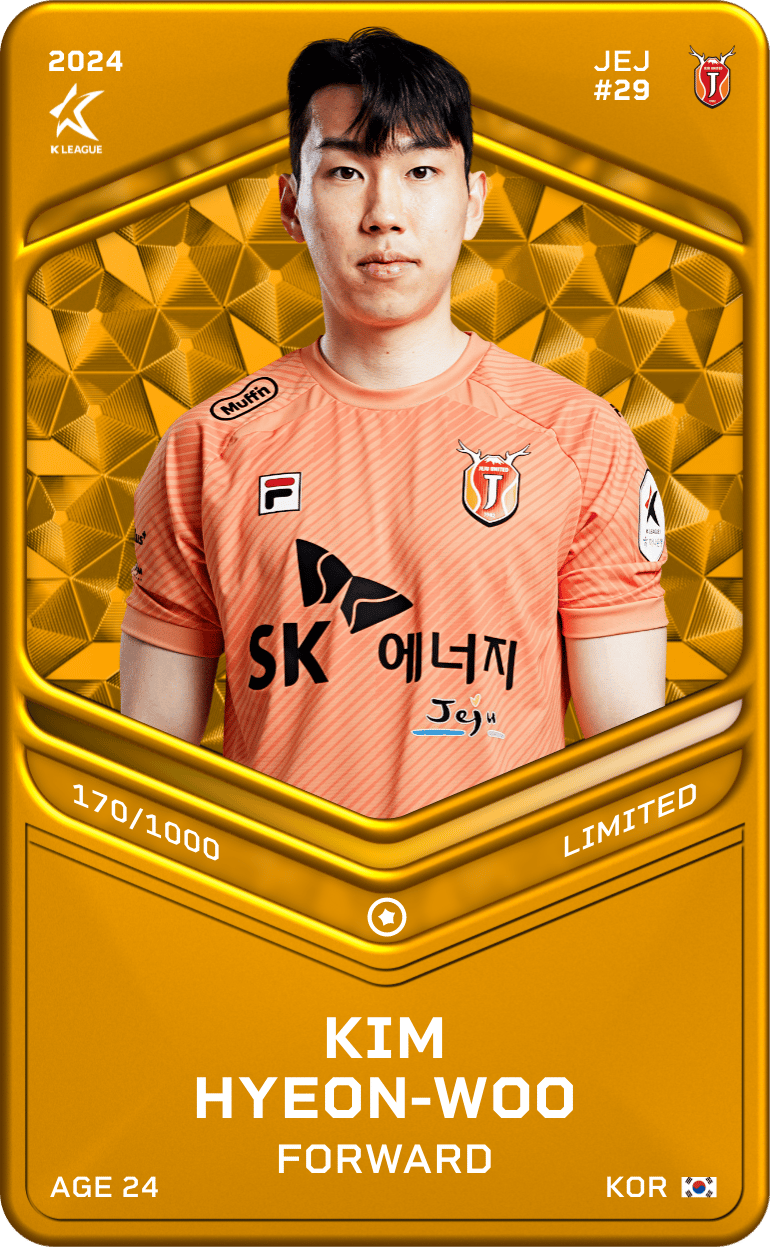 Kim Hyeon-Woo 2024-25 • Limited 170/1000