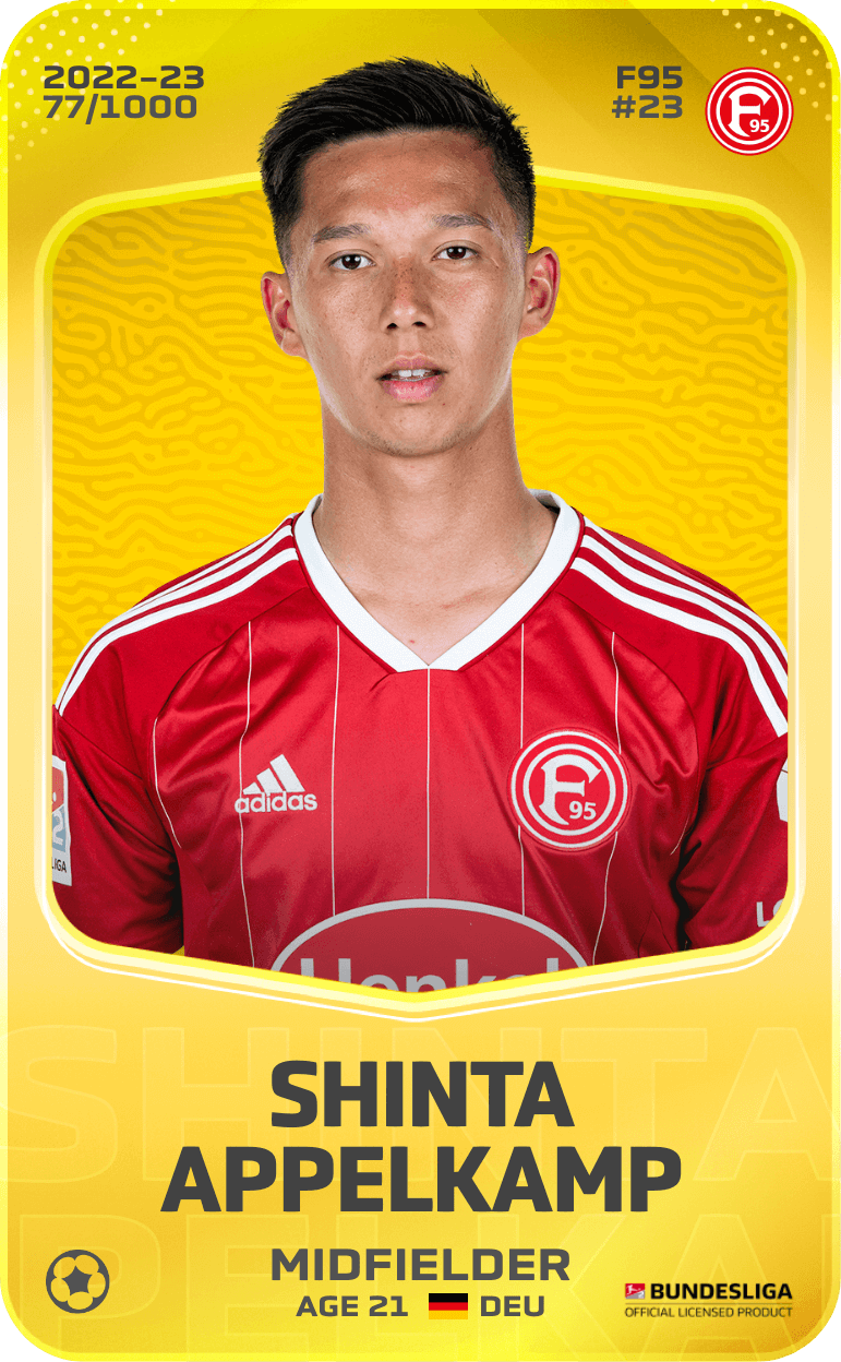 Shinta Appelkamp 2022-23 • Limited 77/1000