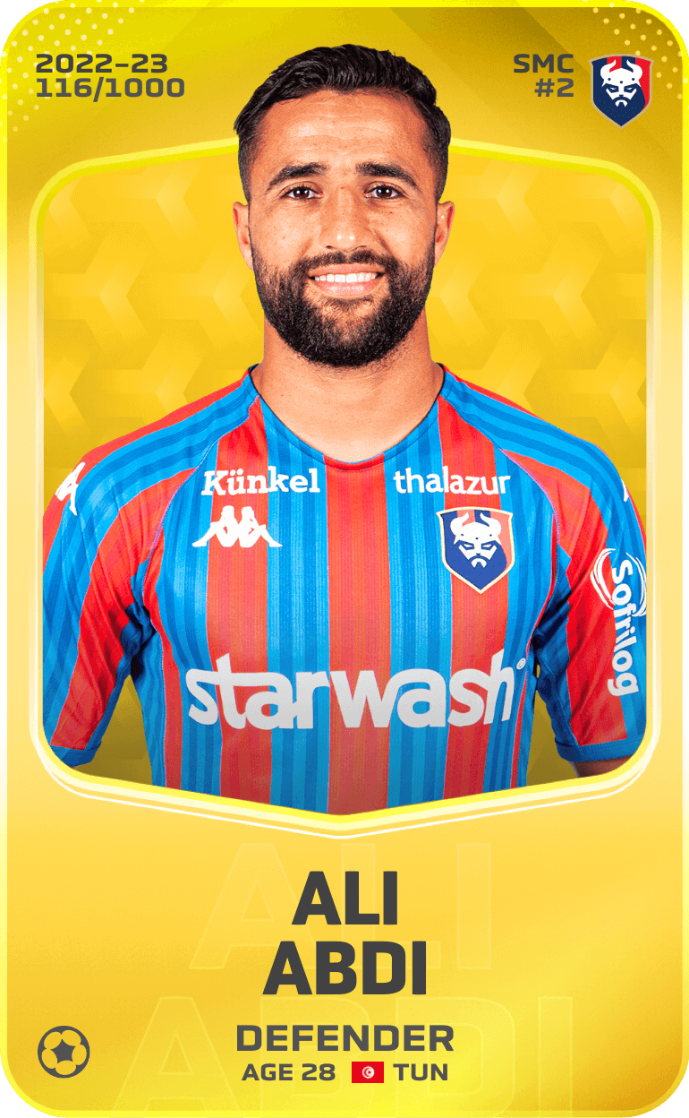 Ali Abdi 2022-23 • Limited 116/1000