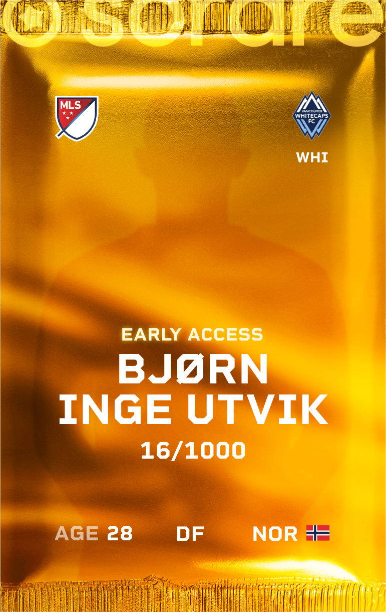 Bjørn Utvik 2025-26 • Limited 16/1000