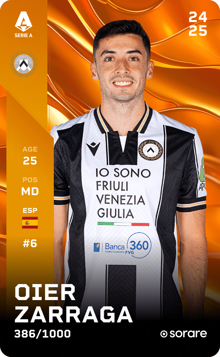 Oier Zarraga 2024-25 • Limited 386/1000