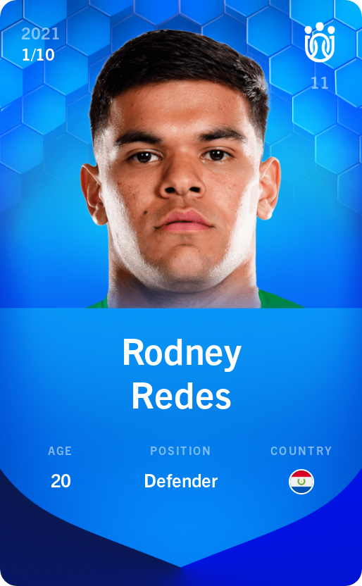 Sorare - Sorare Official - Rodney Redes 2021-22 • Super Rare 1/10 - NFT # 29863107588636743011516614539500111168389955246100420876475053472407417315618