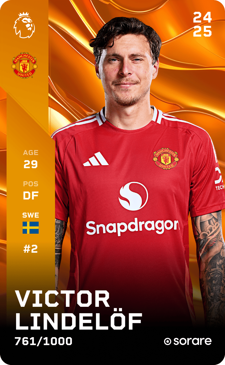 Victor Lindelöf 2024-25 • Limited 761/1000