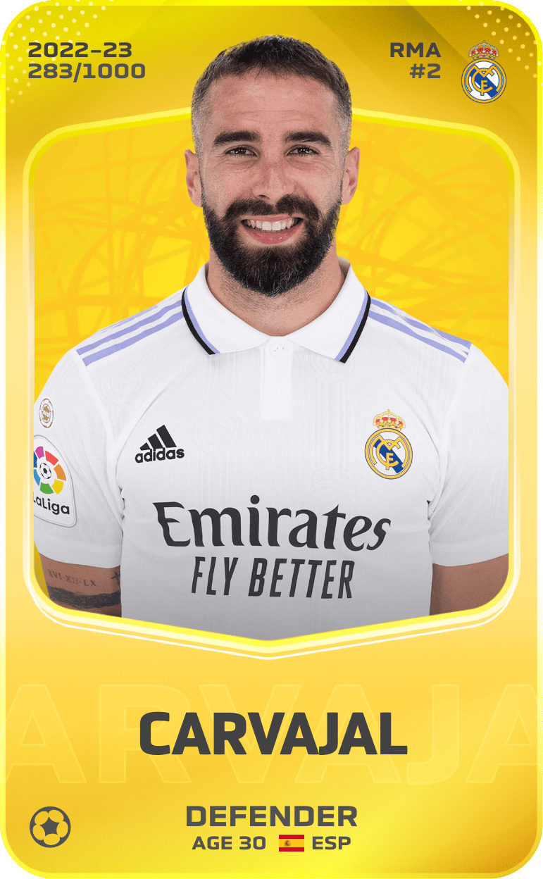 Carvajal 2022-23 • Limited 283/1000
