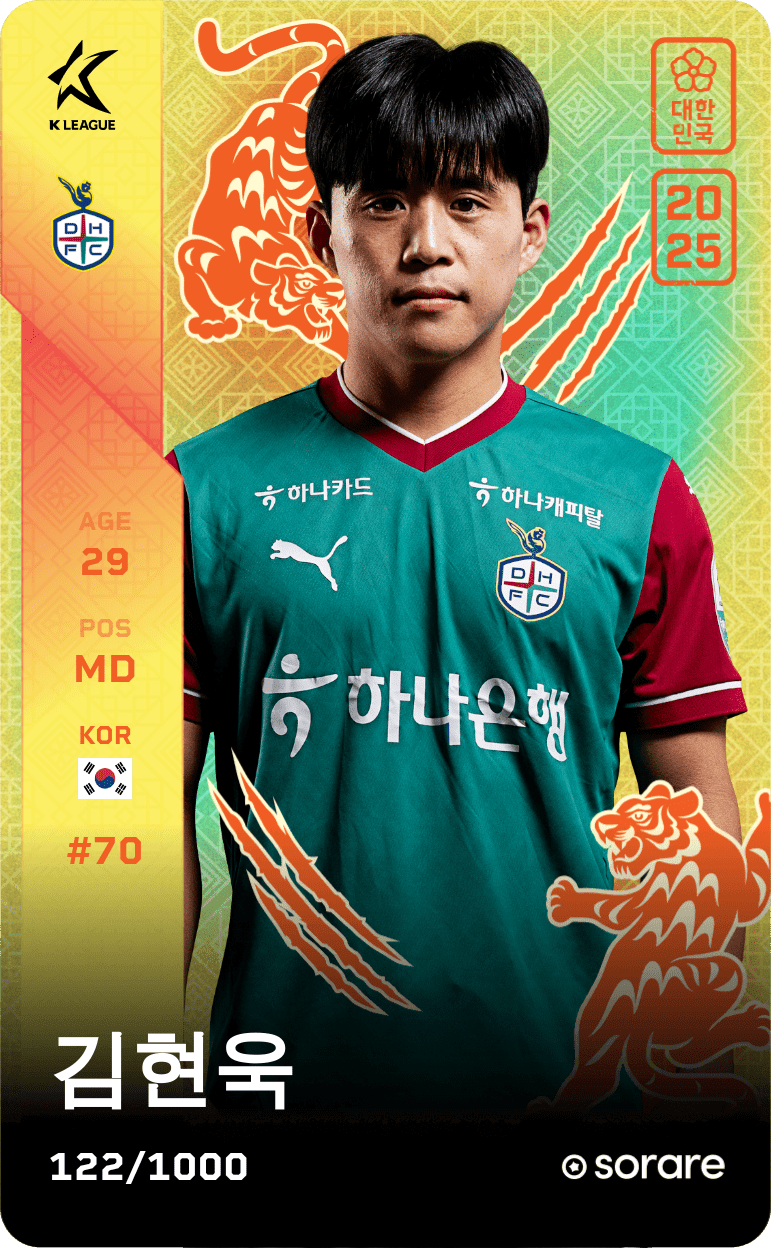 Kim Hyeon-Ug 2025-26 • Limited 122/1000