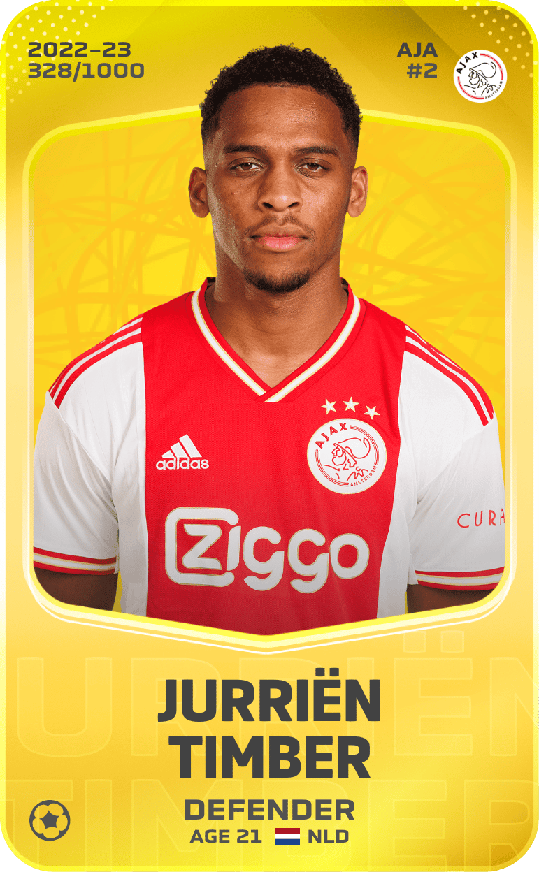Jurriën Timber 2022-23 • Limited 328/1000