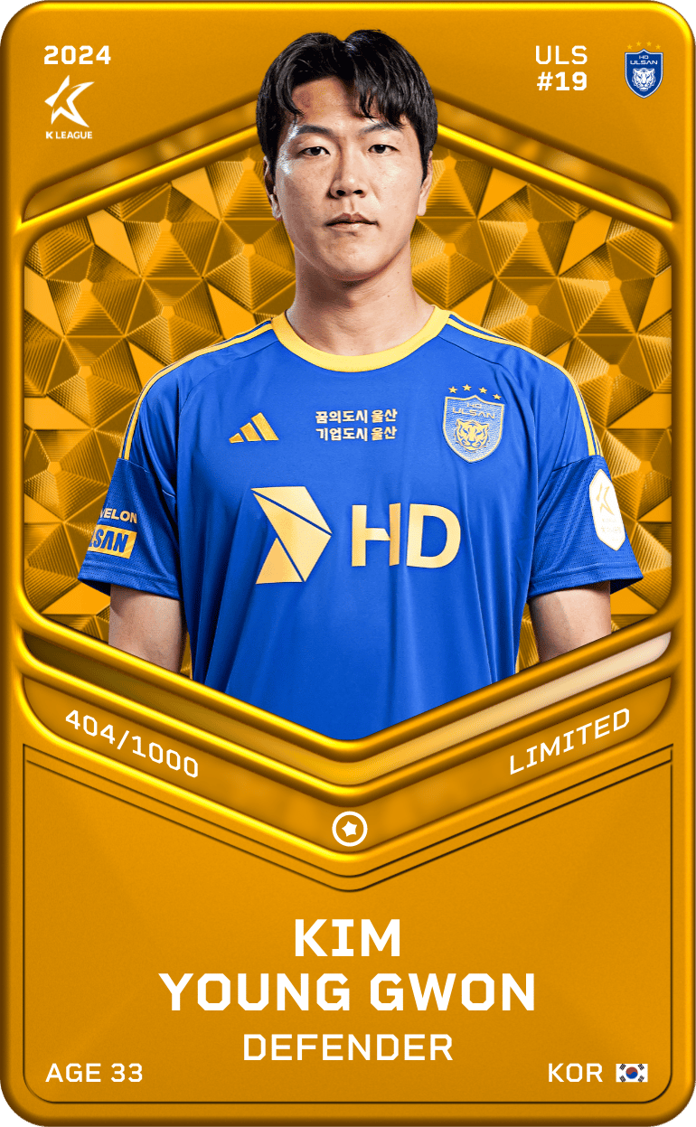 Kim Young Gwon 2024-25 • Limited 404/1000